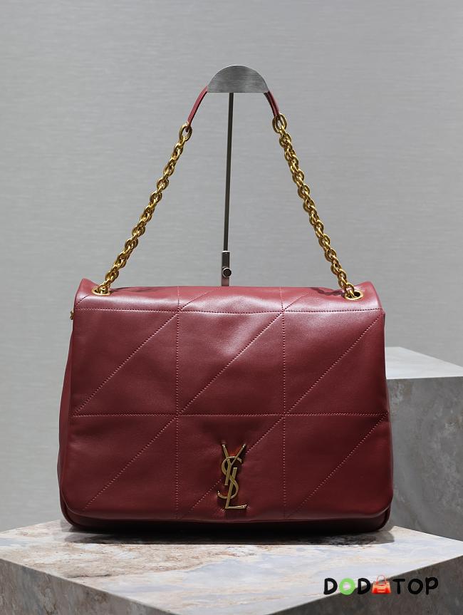 YSL Saint Laurent Women's Jamie 4.3 Shoulder Bag Red 01 Size 43 x 29 x 9 cm - 1