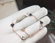 BVL Dream Mop And Onyx Bracelet Pink Gold - 2