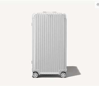 Rimowa Trunk XL Silver Luggage Bag Size 80 x 43.5 x 44 cm