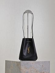 YSL Pochon Bucket Bag Black Size 20 × 24 × 3 cm - 1