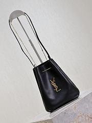 YSL Pochon Bucket Bag Black Size 20 × 24 × 3 cm - 3