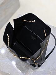 YSL Pochon Bucket Bag Black Size 20 × 24 × 3 cm - 2