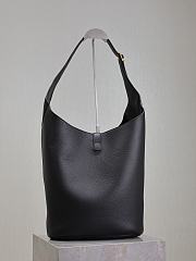 YSL Le 5à7 Large Black Bucket Underarm Bag Size 26 × 31.5 × 13.5 cm - 5