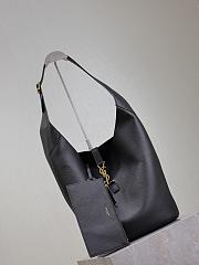 YSL Le 5à7 Large Black Bucket Underarm Bag Size 26 × 31.5 × 13.5 cm - 4