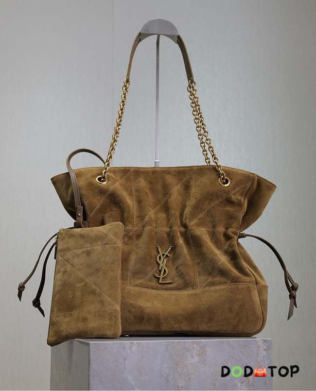 YSL Jamie Shopping Bag In Suede Size 27 × 34 × 3 cm - 1