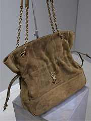 YSL Jamie Shopping Bag In Suede Size 27 × 34 × 3 cm - 6