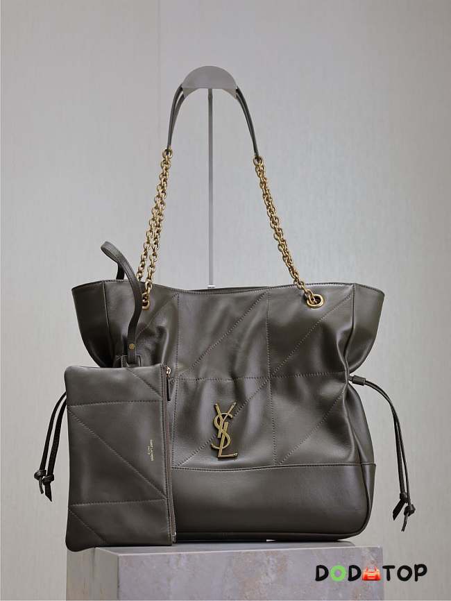 YSL Jamie Shopping Bag In Gray Size 27 × 34 × 3 cm - 1