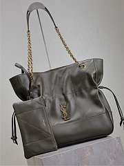 YSL Jamie Shopping Bag In Gray Size 27 × 34 × 3 cm - 6