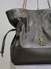 YSL Jamie Shopping Bag In Gray Size 27 × 34 × 3 cm - 4