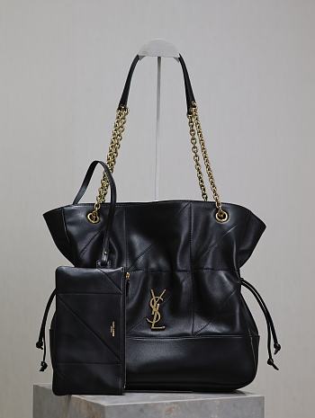 YSL Jamie Shopping Bag In Black Size 27 × 34 × 3 cm