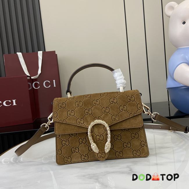 Gucci Dionysus Small Top Handle Bag Suade Size 22 x 16 x 8 cm - 1