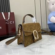 Gucci Dionysus Small Top Handle Bag Suade Size 22 x 16 x 8 cm - 4