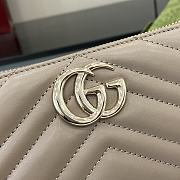 Gucci GG Double G Marmont Zipper Wallet Size 10.5 x 19 x 2 cm - 2