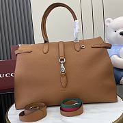 Gucci Large Tote Bag With Hook Closure Brown Size 50 x 35 x 16 cm - 1