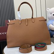 Gucci Large Tote Bag With Hook Closure Brown Size 50 x 35 x 16 cm - 3