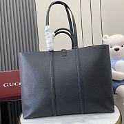 Gucci Large Tote Bag With Web Black Size 50 x 38 x 17 cm - 6