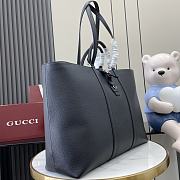 Gucci Large Tote Bag With Web Black Size 50 x 38 x 17 cm - 4