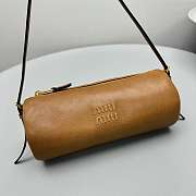 Miu Miu Nappa Pen Holder Bag Brown Size 22 x 10 x 9 cm - 6