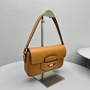 Miu Miu Penny Leather Bag Light Brown Size 24 x 15 x 5 cm - 5