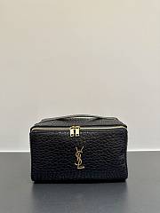 YSL Saint Laurent Cosmetic Pouch Black Size 21 x 13 x 13 cm - 1