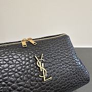 YSL Saint Laurent Cosmetic Pouch Black Size 21 x 13 x 13 cm - 2