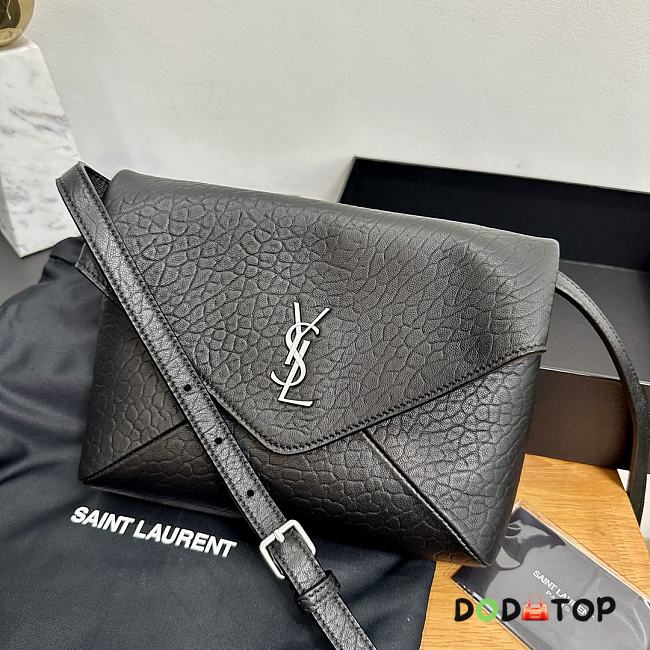 YSL Cassandre Envelope Messenger Black Size 23 x 16.5 x 6 cm - 1