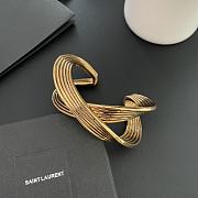 YSL Yves Saint Laurent Vintage Cross Bracelet - 5