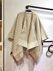 Fendi Wool Cape White 140 x 140 cm 01 - 4