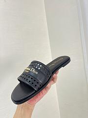 Dior Dway Slippers Black/Beige/White/Brown - 5