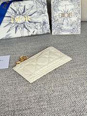 Dior Card Holder White Size 13.5 x 8.5 x 1.5 cm - 6