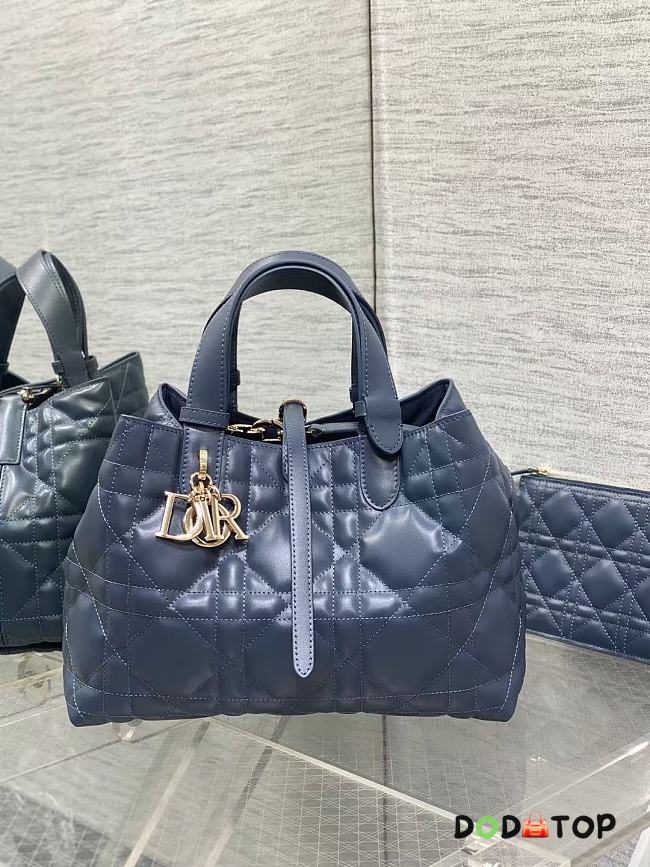 Dior Toujours Large Rhombus Dark Blue Size 28.5 x 19 x 21 cm - 1