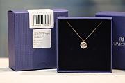 Swarovski Rose Gold Hoop Beating Heart Clavicle Necklace - 5