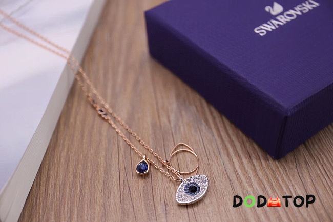 Swarovski Classic Evil Eye Clavicle Necklace - 1