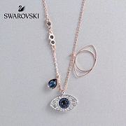 Swarovski Classic Evil Eye Clavicle Necklace - 2