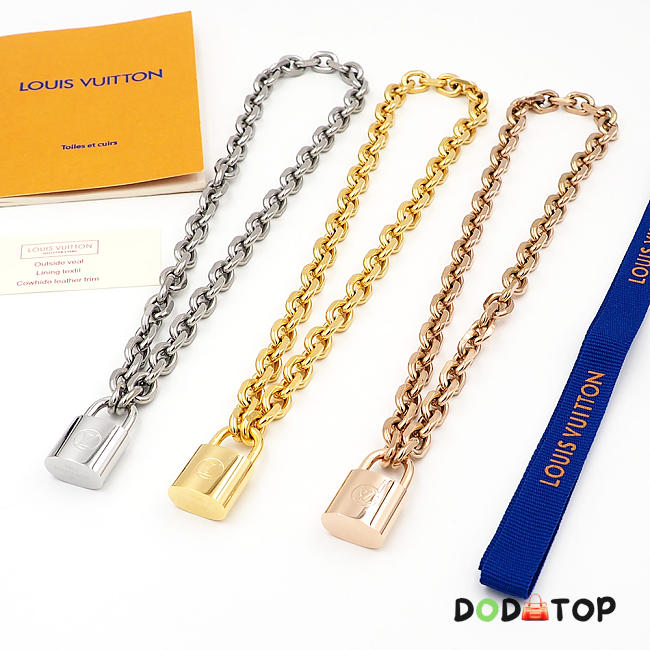 Louis Vuitton LV Edge Cadenas Necklace - 1