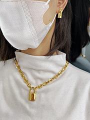 Louis Vuitton LV Edge Cadenas Necklace - 2