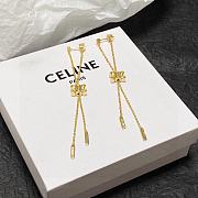 Celine vintage tassel earrings - 1