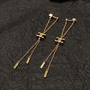 Celine vintage tassel earrings - 3