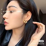 Celine Hollow Heart Earrings  - 4