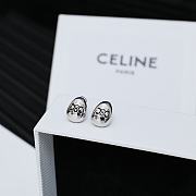 Celine gold bean earrings - 3