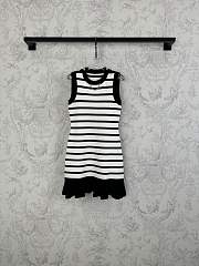 Sandro Black Striped Mini Dress - 1