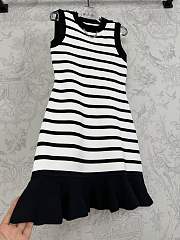 Sandro Black Striped Mini Dress - 2