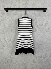 Sandro Black Striped Mini Dress - 3