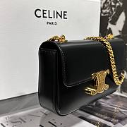 Celine Triumphal Arch Chain Bag Black Gold Size 20.5 x 11.5 x 4 cm - 2