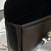 Celine Triumphal Arch Chain Bag Black Silver Size 20.5 x 11.5 x 4 cm - 5