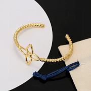 Louis Vuitton Four-Leaf Clover Open Bracelet - 4