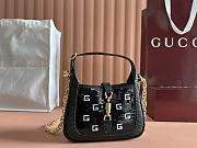 Gucci Jackie 1961 Sequin Mini Bag Black Size 19 x 13 x 3 cm - 1