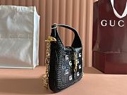 Gucci Jackie 1961 Sequin Mini Bag Black Size 19 x 13 x 3 cm - 6