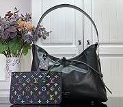 Louis Vuitton CarryAll Dark Medium Handbag M25143 Black Size 39 x 30 x 15 cm - 1