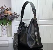 Louis Vuitton CarryAll Dark Medium Handbag M25143 Black Size 39 x 30 x 15 cm - 5